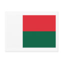 Madagascar Flag Postcard