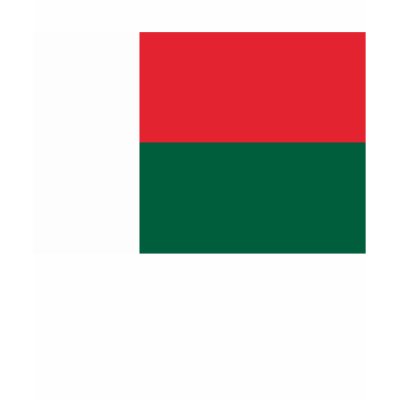 Madagascar Flag T- Shirt T-shirt by FlagTshirts