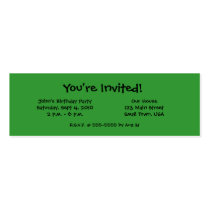 Madagascar Giant Day Gecko Mini Invitation Cards Business Cards