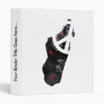 Madagascar Trendy Peace Sign with Malagasy map Vinyl Binders