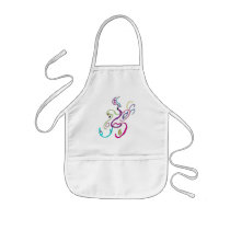 Madam Butterfly, Graphic Illustration Apron
