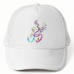 Madam Butterfly, Graphic Illustration Mesh Hats