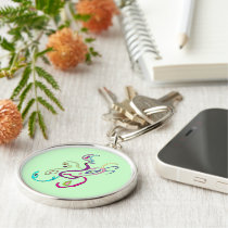 Madam Butterfly, Graphic Illustration keychains