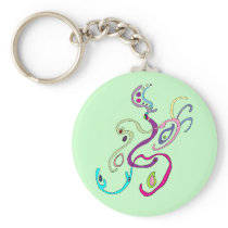 Madam Butterfly, Graphic Illustration Keychains