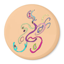 Madam Butterfly, Graphic Illustration magnets