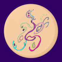Madam Butterfly, Graphic Illustration magnets