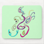 Madam Butterfly, Graphic Illustration Mouse Pad