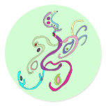 Madam Butterfly, Graphic Illustration Sticker