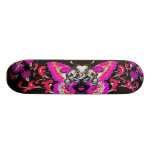 Madam Butterfly Pink Tattoo Art Skate Deck