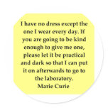 Madam Curie quote Stickers