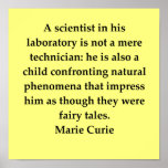 madam marie curie quote posters
