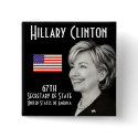 Madam Secretary (Square) buttons by PraiseProducts Madam Secretary (Square) buttons