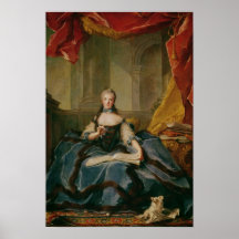 Madame Adelaide de France  in Court Dress, 1758 Posters