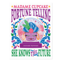 Madame Cupcake Fortune Telling Post Cards