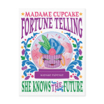 Madame Cupcake Fortune Telling postcards by MendiSue Madame Cupcake Fortune Telling postcards