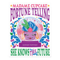Madame Cupcake Fortune Telling posters by MendiSue Madame Cupcake Fortune Telling posters