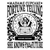 Madame Cupcake Fortune Telling t-shirts by MendiSue Madame Cupcake Fortune Telling t-shirts