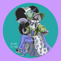 Madame de Pew Sticker stickers