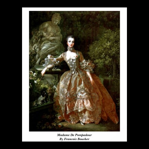 Madame De Pompadour By Francois Boucher Poster