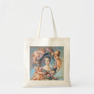 Madame de Pompadour François Boucher rococo lady Canvas Bags