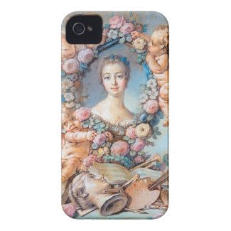 Madame de Pompadour François Boucher rococo lady iPhone 4 Case-Mate Cases