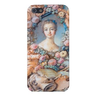 Madame de Pompadour François Boucher rococo lady iPhone 5/5S Cases