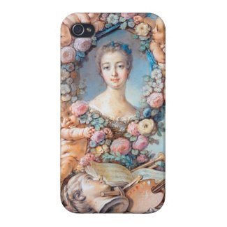 Madame de Pompadour François Boucher rococo lady Case For iPhone 4