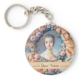 Madame de Pompadour François Boucher rococo lady Keychains