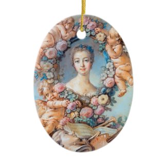 Madame de Pompadour François Boucher rococo lady Ornaments