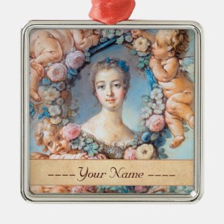 Madame de Pompadour François Boucher rococo lady Ornaments