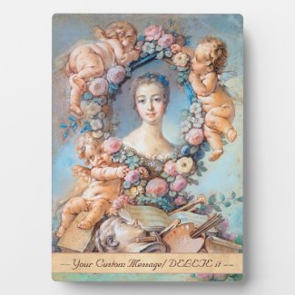 Madame de Pompadour François Boucher rococo lady Plaque