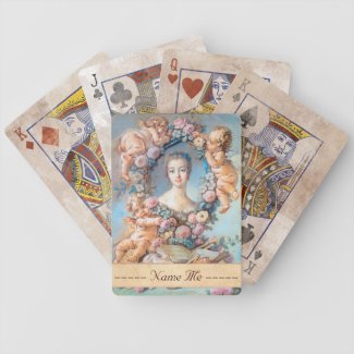 Madame de Pompadour François Boucher rococo lady Bicycle Poker Deck