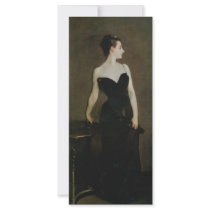 Madame X by John Singer Sargent Rack Card Design