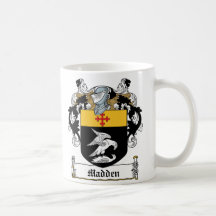 Madden Family Crest Coffee Mugs