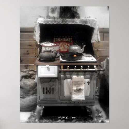 Maddie's Old Stove print