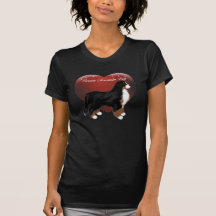 MadDog's Heart Dog Stacked T-Shirt