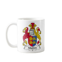 Maddox Family Crest mugs by coatsofarms Maddox Family Crest mugs