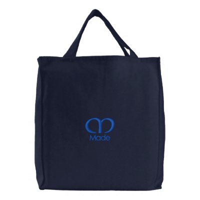 Made Embroidered Tote Bag by Keifi_ICC