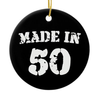Made In 1950 Christmas Tree Ornament