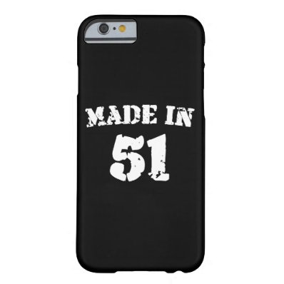 Made In 1951 iPhone 6/6s Barely There iPhone 6 Case