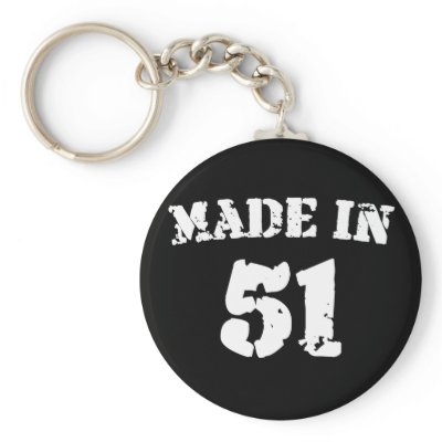 Made In 1951 Key Chains