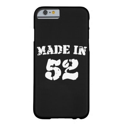 Made In 1952 iPhone 6/6s Barely There iPhone 6 Case