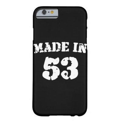 Made In 1953 iPhone 6/6s Barely There iPhone 6 Case