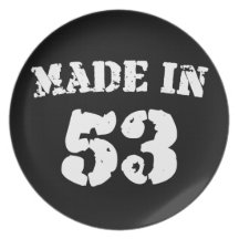 Made In 1953 Plate