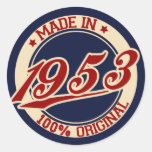 Made In 1953 Stickers