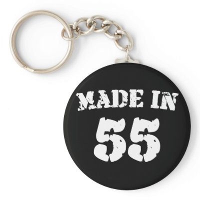 Made In 1955 Keychain