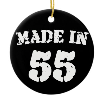 Made In 1955 Ornaments