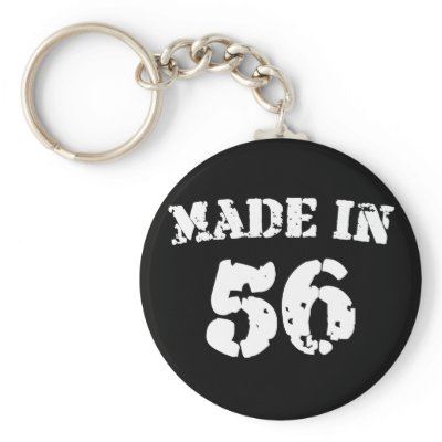 Made In 1956 Key Chains