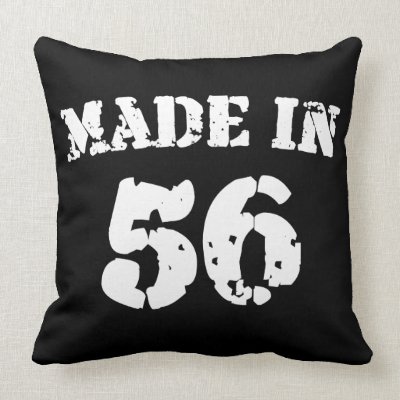 Made In 1956 Throw Pillows