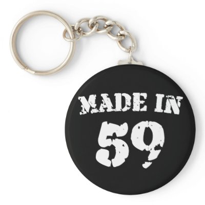 Made In 1959 Keychain